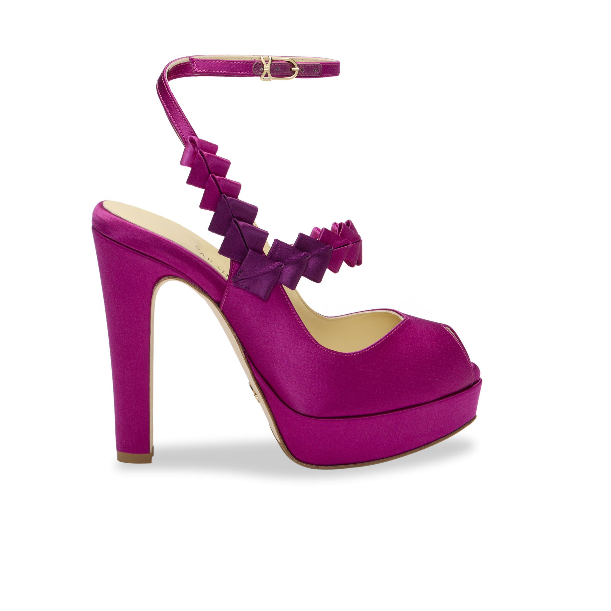 Perfect Hayworth 120 in Fuchsia Ombre Satin