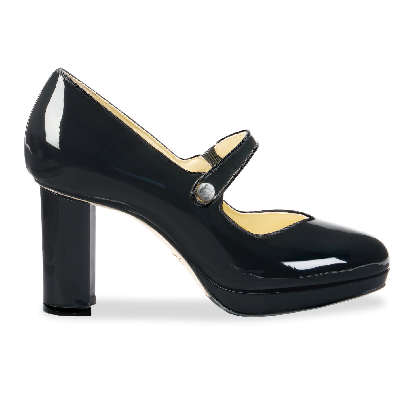 Perfect Mary Jane Platform 85 in Black Patent