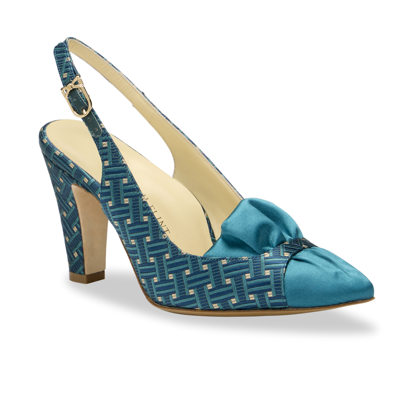 Perfect Sabina Sling 85 in Teal Deco Jacquard