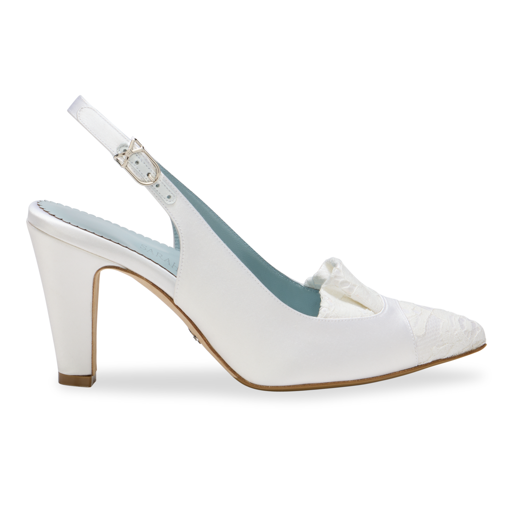 Perfect Sabina Sling 85 in White Satin