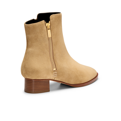 Perfect Zip Bootie 30 in Camel Crosta