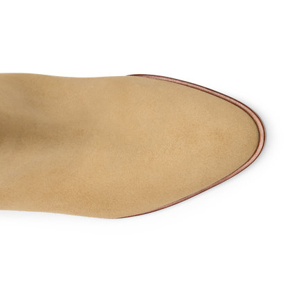 Perfect Zip Bootie 30 in Camel Crosta