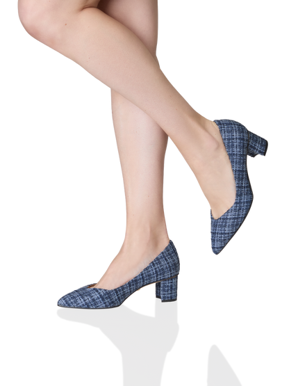 Perfect Emma in Midnight Navy & Metallic Fleck