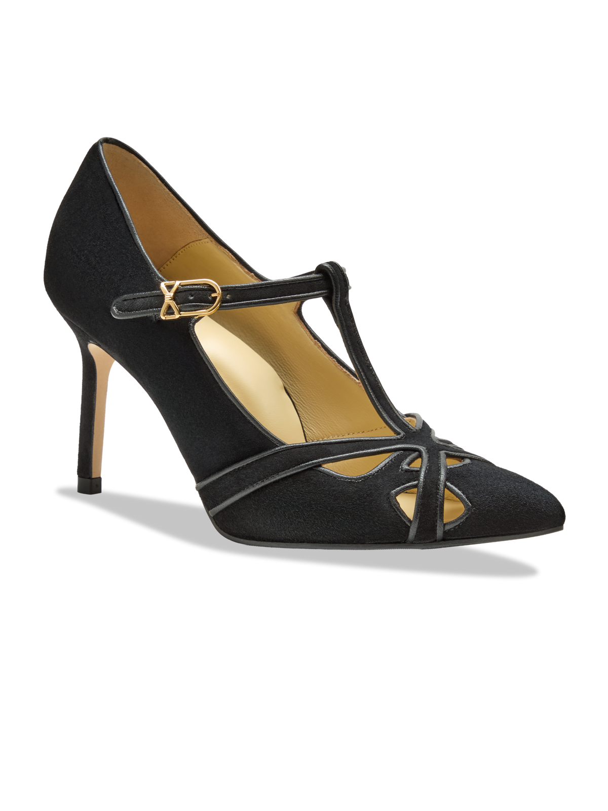 Perfect Perez 85 in Black Suede