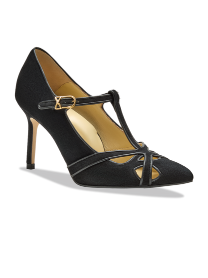 Perfect Perez 85 in Black Suede