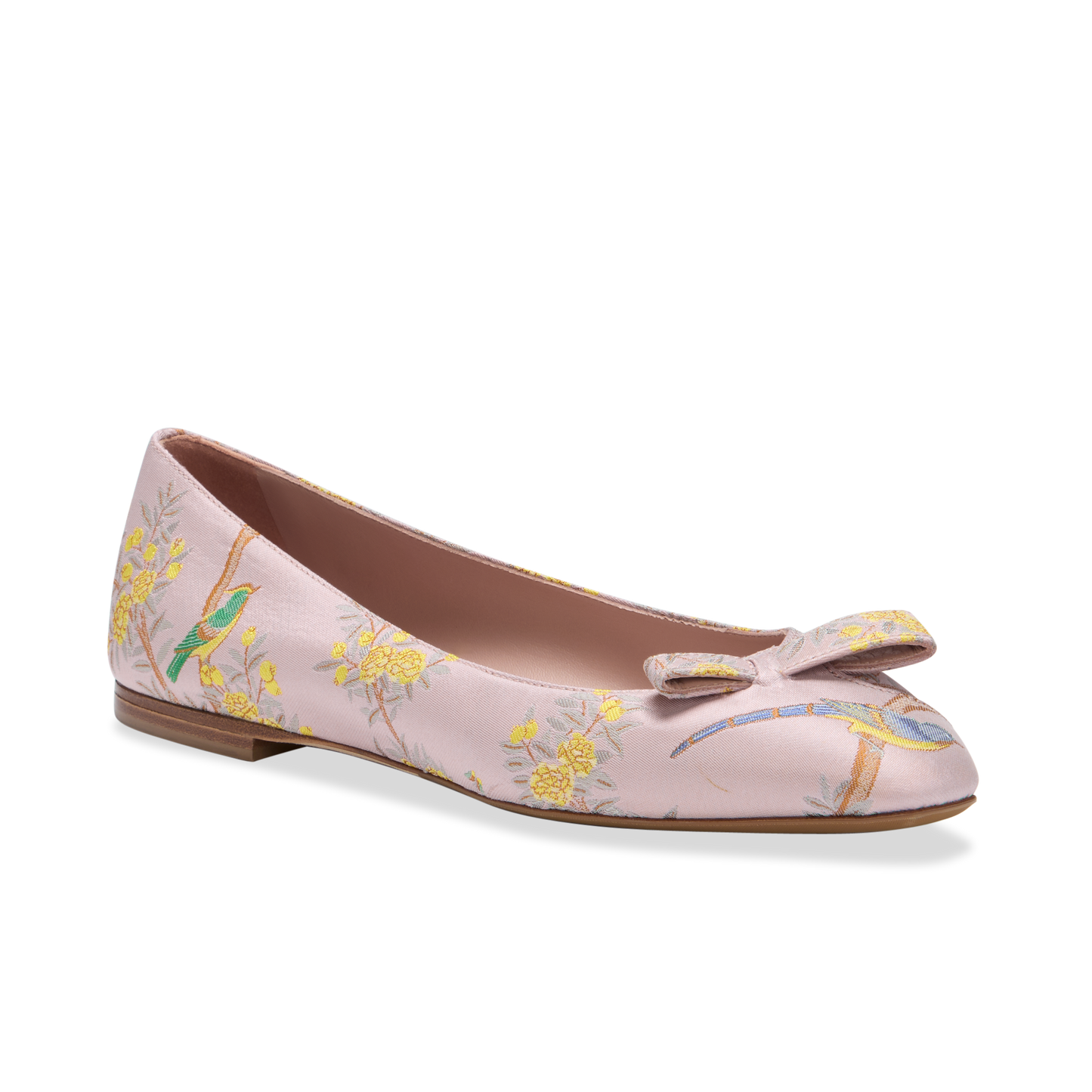 Sarah Flint X Gracie Natalie Ballerina in Pink Holts Garden Jacquard