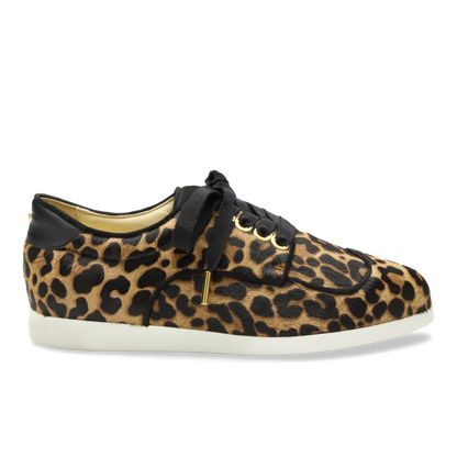 Wanderlust Oxford in Chocolate Leopard Haircalf