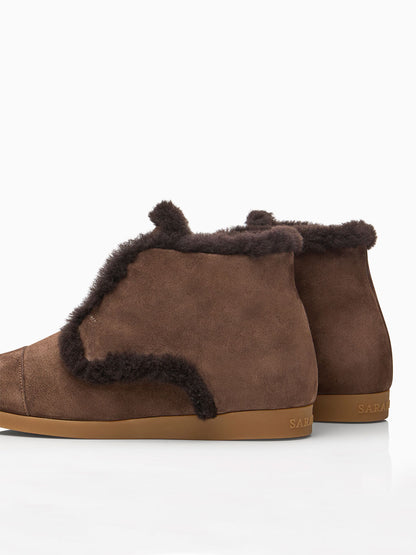 Darcy Sneaker in Deep Espresso Crosta