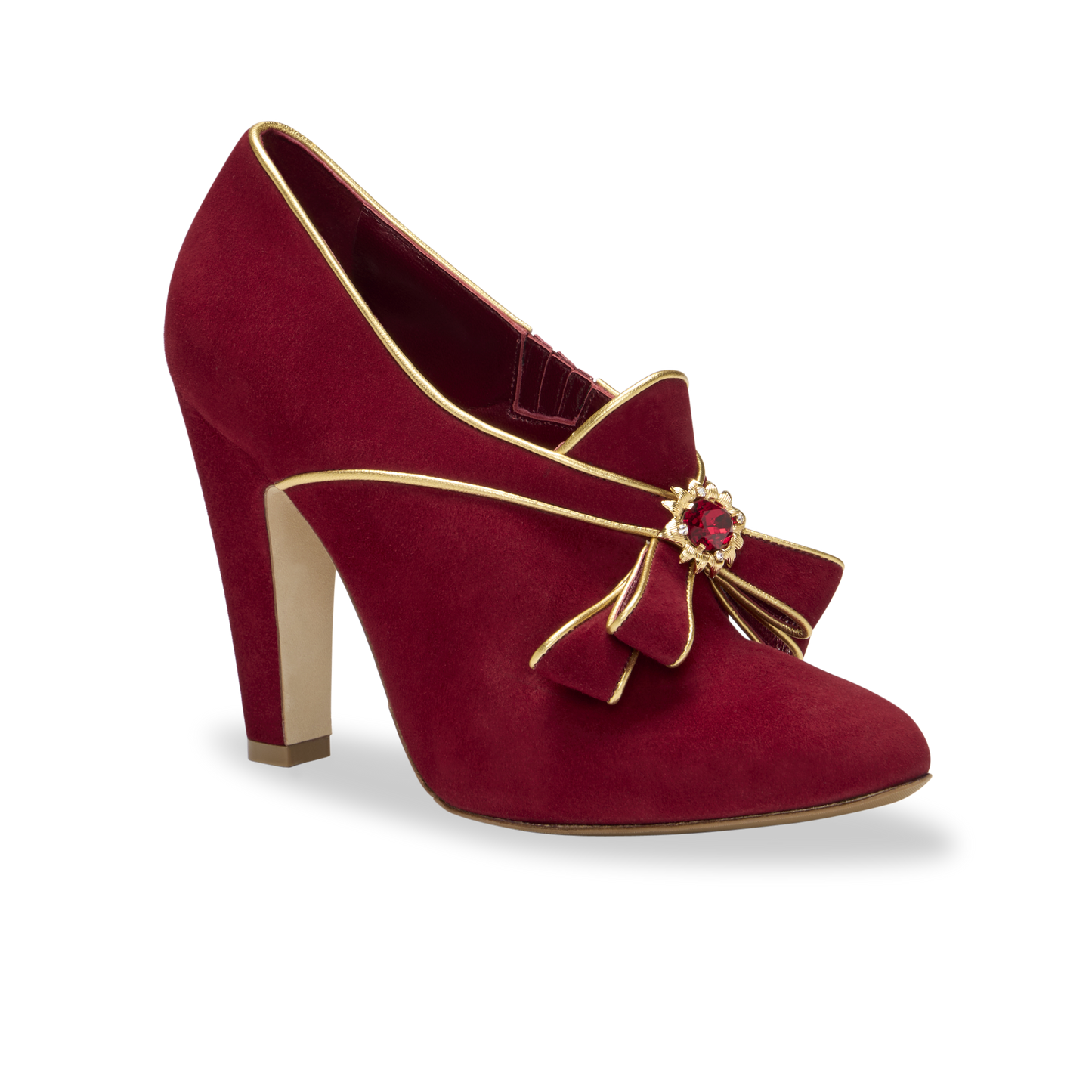 Saustad 100 in Claret Suede