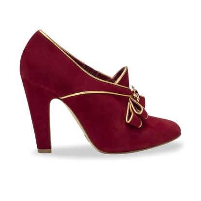 Saustad 100 in Claret Suede