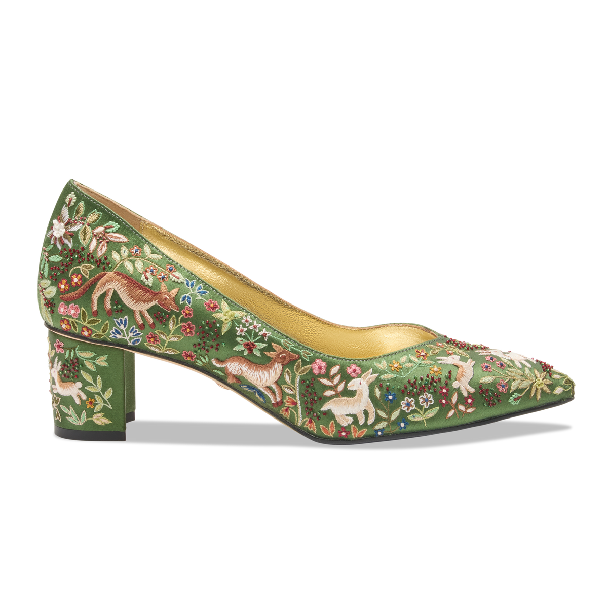 Perfect Emma And The Unicorn in Emerald Tapestry Satin