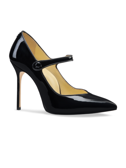 Perfect Mary Jane Pump 100 in Black Patent