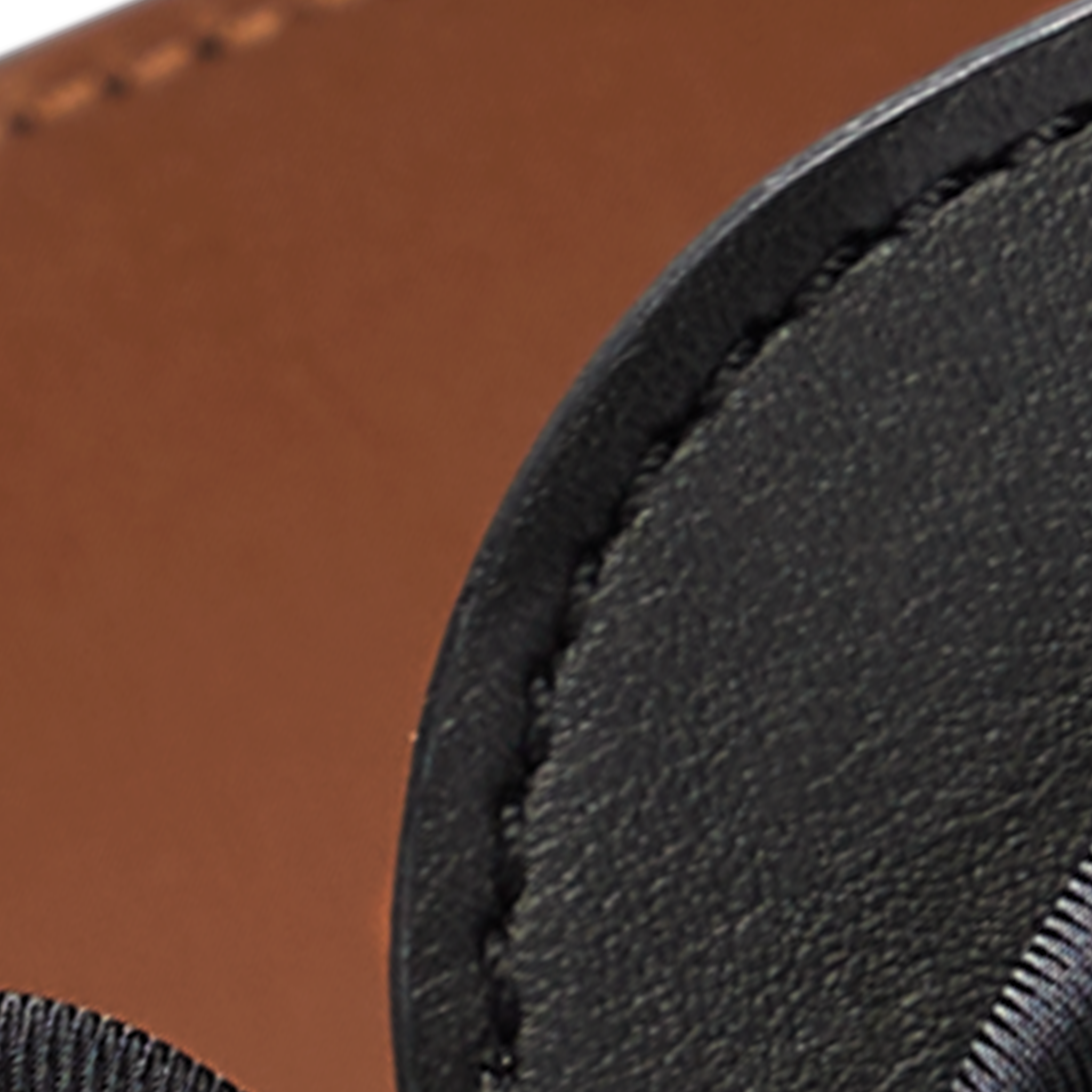 Sarah Flint reversible scarf waist belt two-tone detail