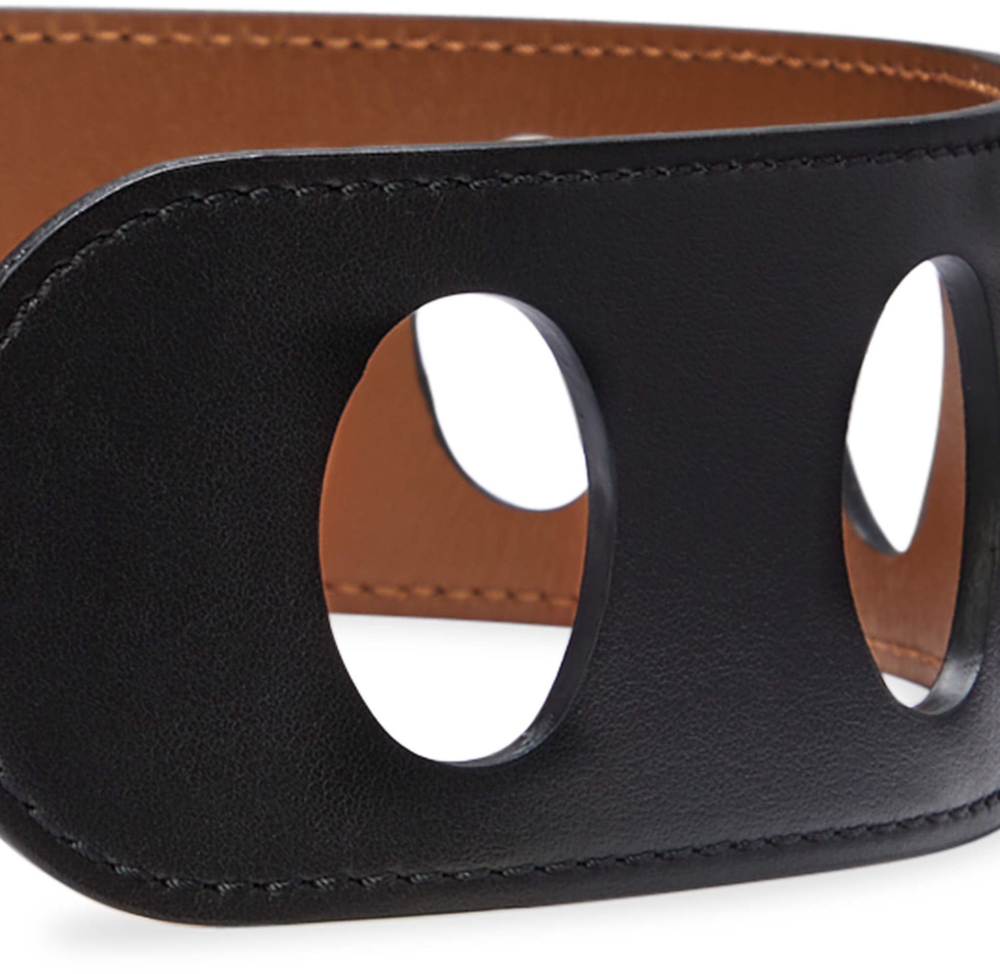 Sarah Flint reversible scarf waist belt details