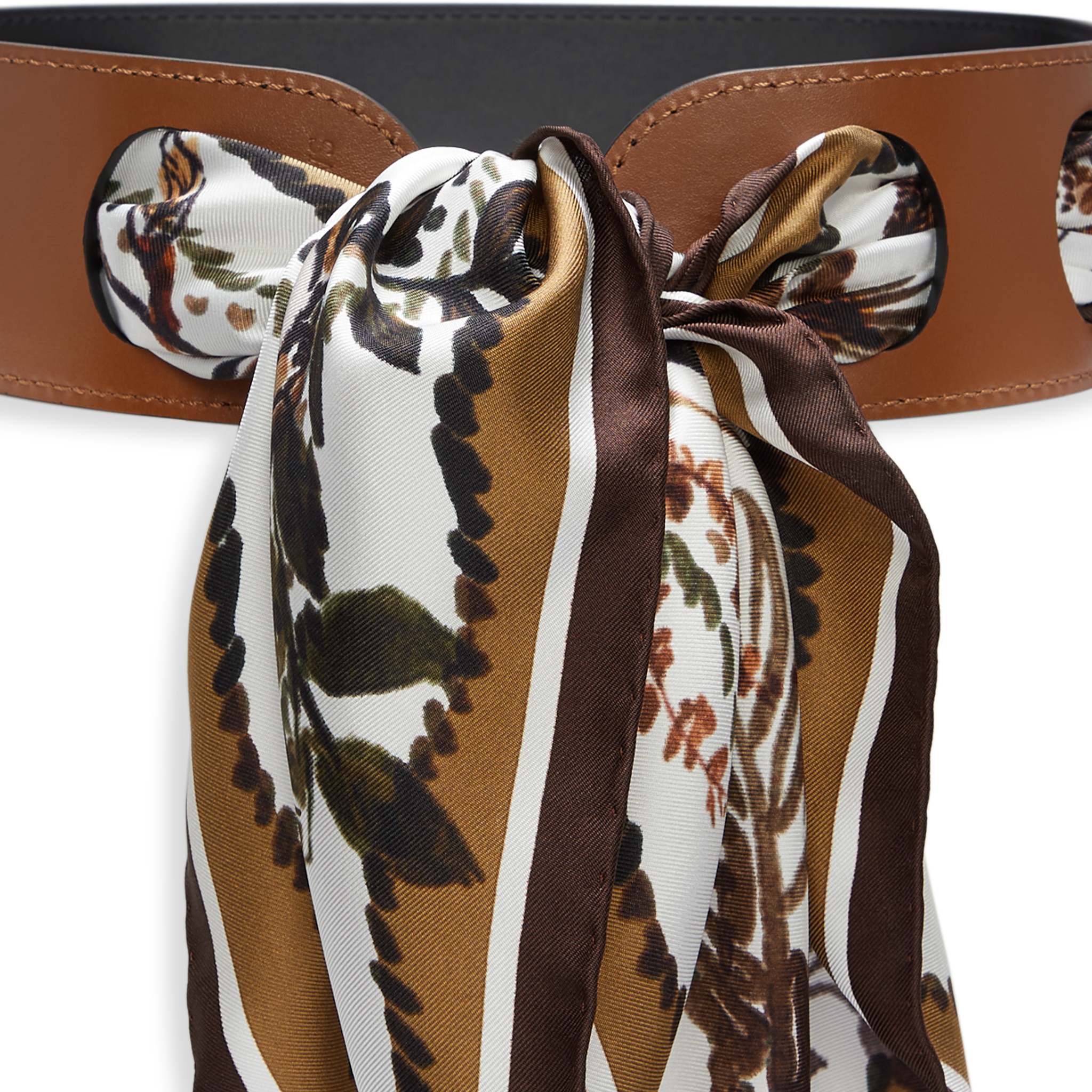 Sarah Flint reversible scarf waist belt details