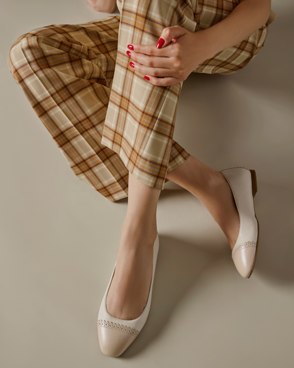 Sarah Flint x Mary Orton Perfect Cap Toe Flat