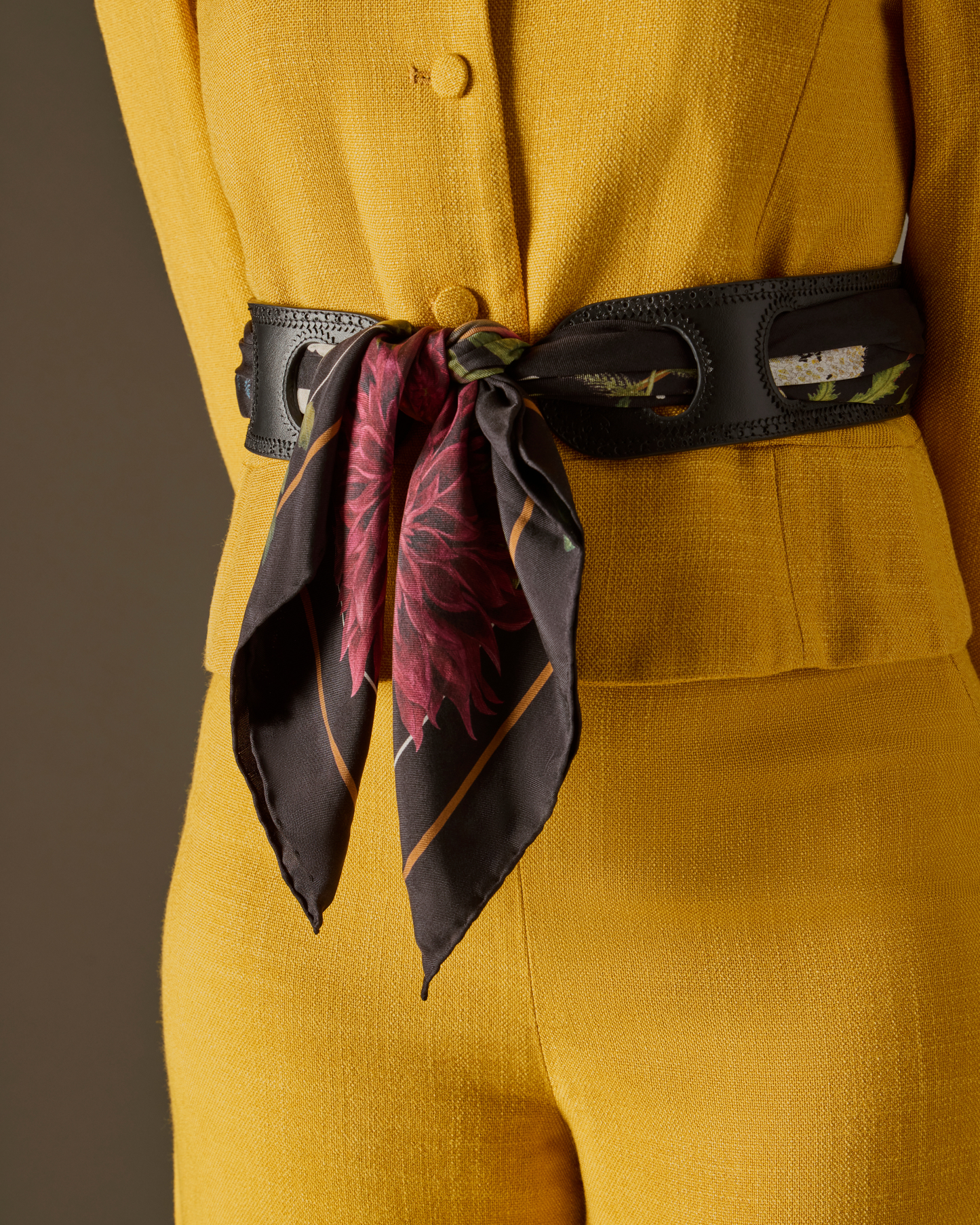 Sarah Flint x Mary Orton Reversible Scarf Waist Belt