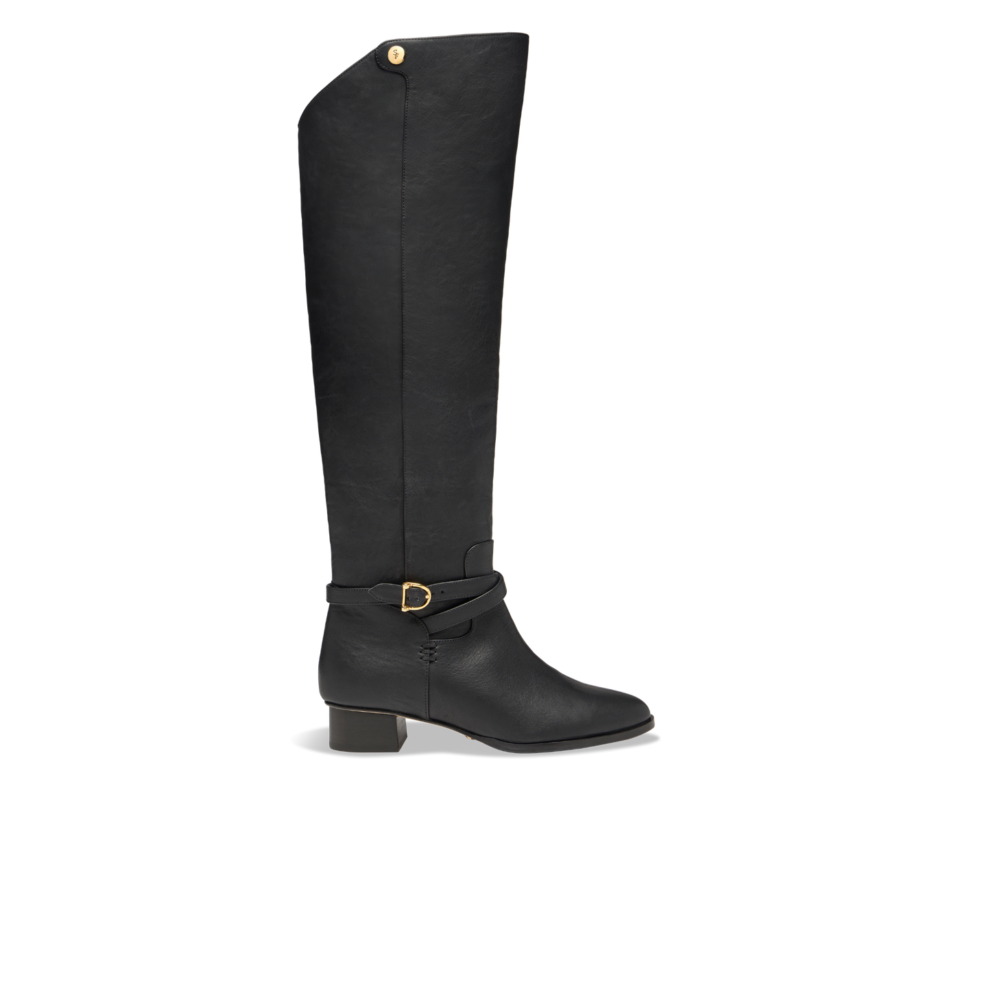 Sarah Flint X Mary Orton Perfect Tall Riding Boot in Black Vachetta
