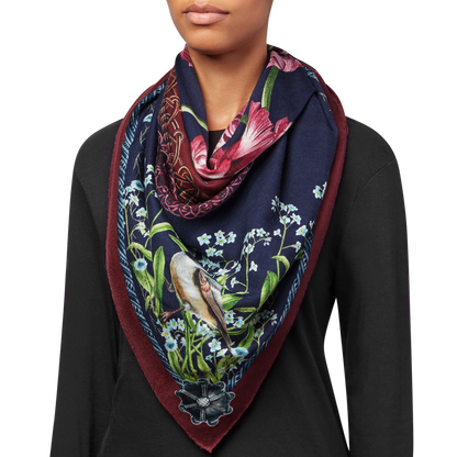Filigree Floral Scarf 140