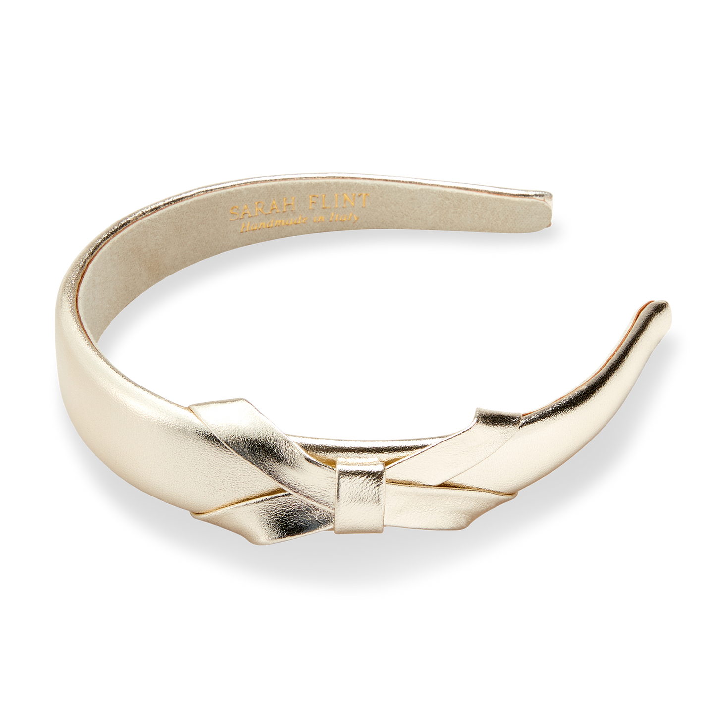 Mirjana Headband in Gold Nappa