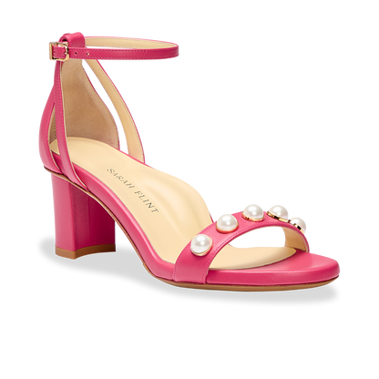 Perfect Block Sandal 60 in Studded Positano Pink