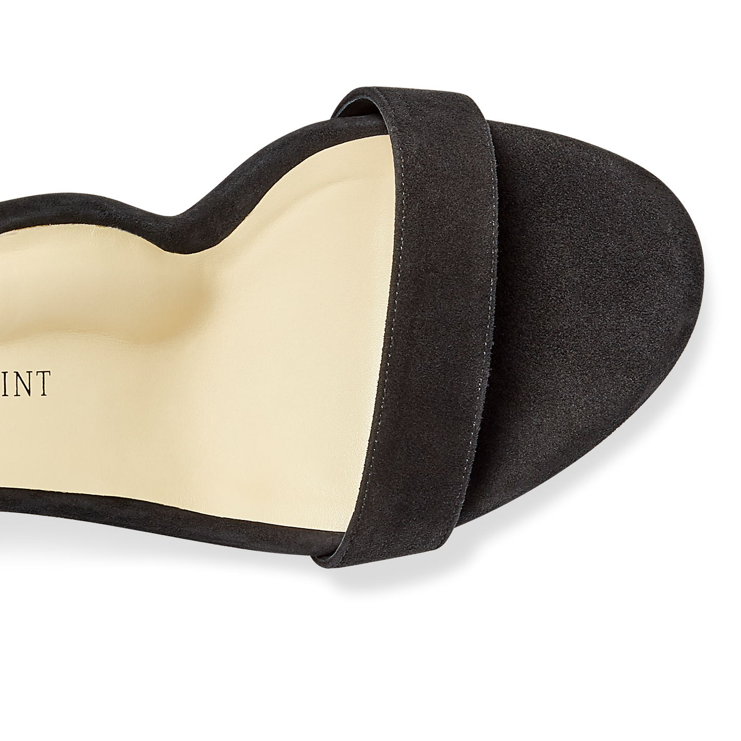 60mm Italian Made Perfect Block Sandal in Black Suede