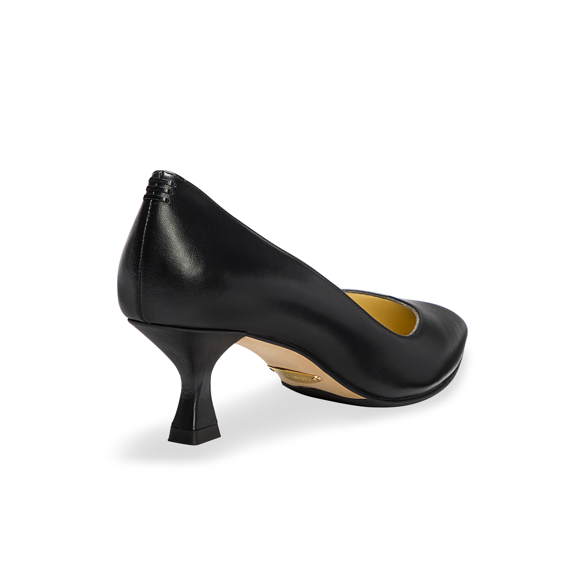 Perfect Kitten Pump 50 in Black Calf