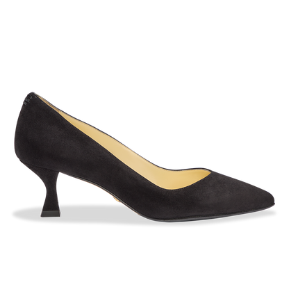 Perfect Kitten Pump 50 in Black Suede