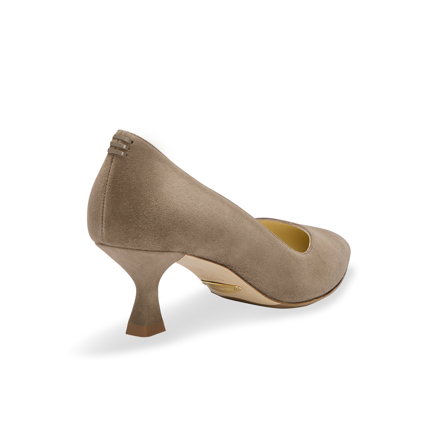 Perfect Kitten Pump 50 in Taupe Suede