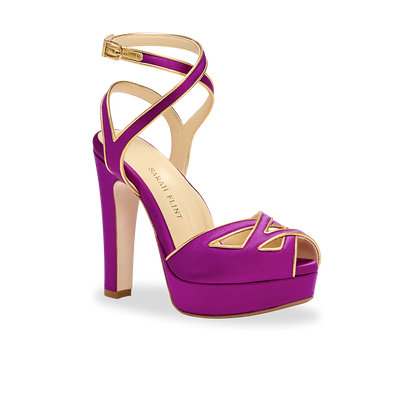 Perfect Mihaela 120 in Fuchsia Satin