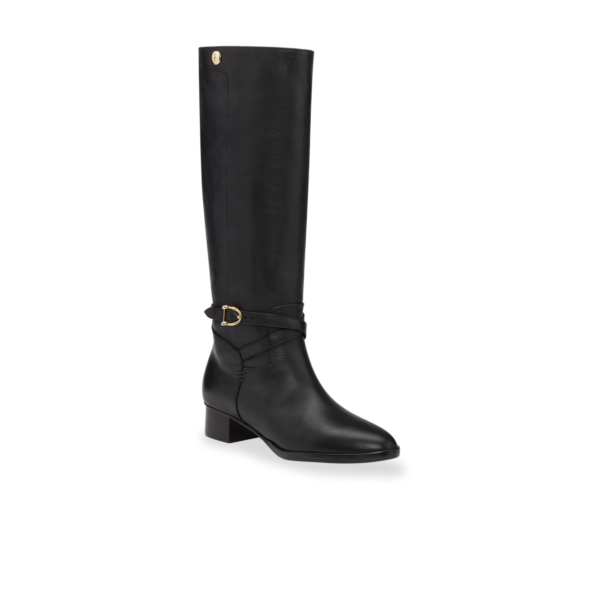 Perfect Riding Boot 30 in Black Vachetta