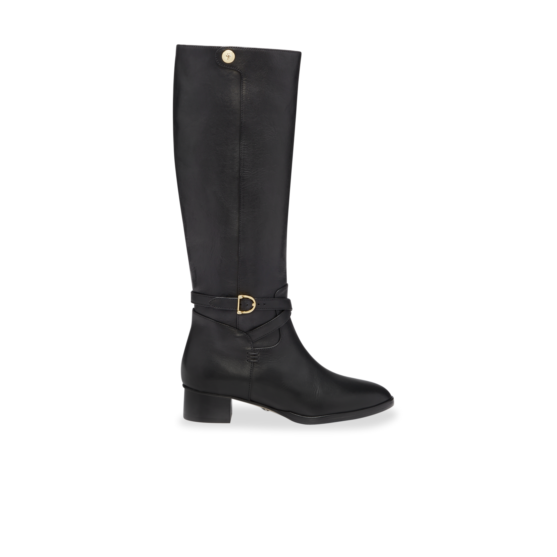 Perfect Riding Boot 30 in Black Vachetta
