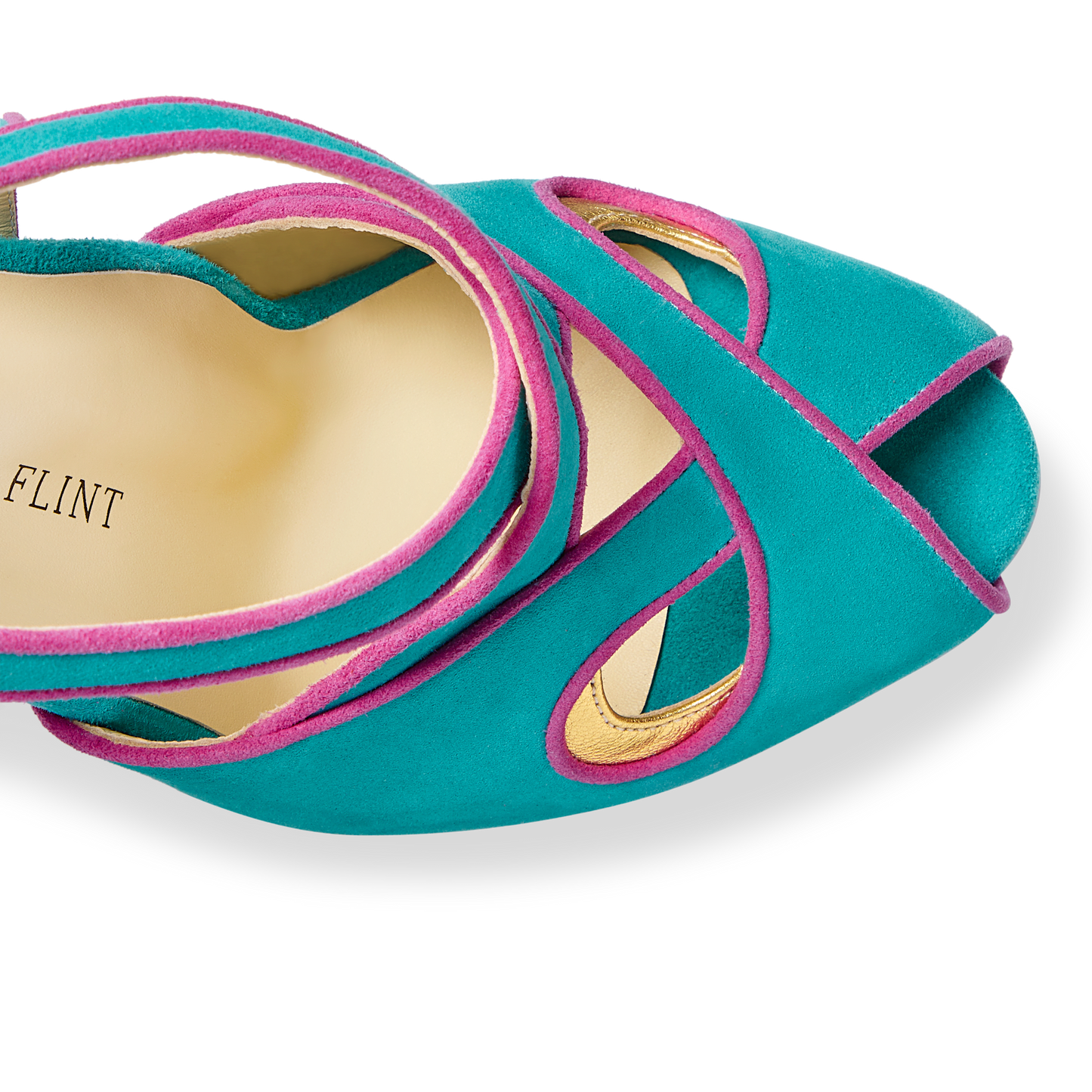 Perfect Sharon 120 in Turquoise Suede