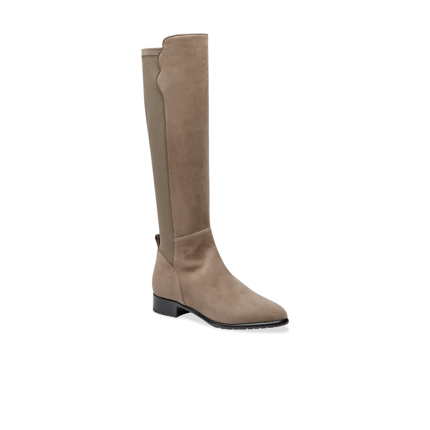 Perfect Stretch Boot in Taupe Suede