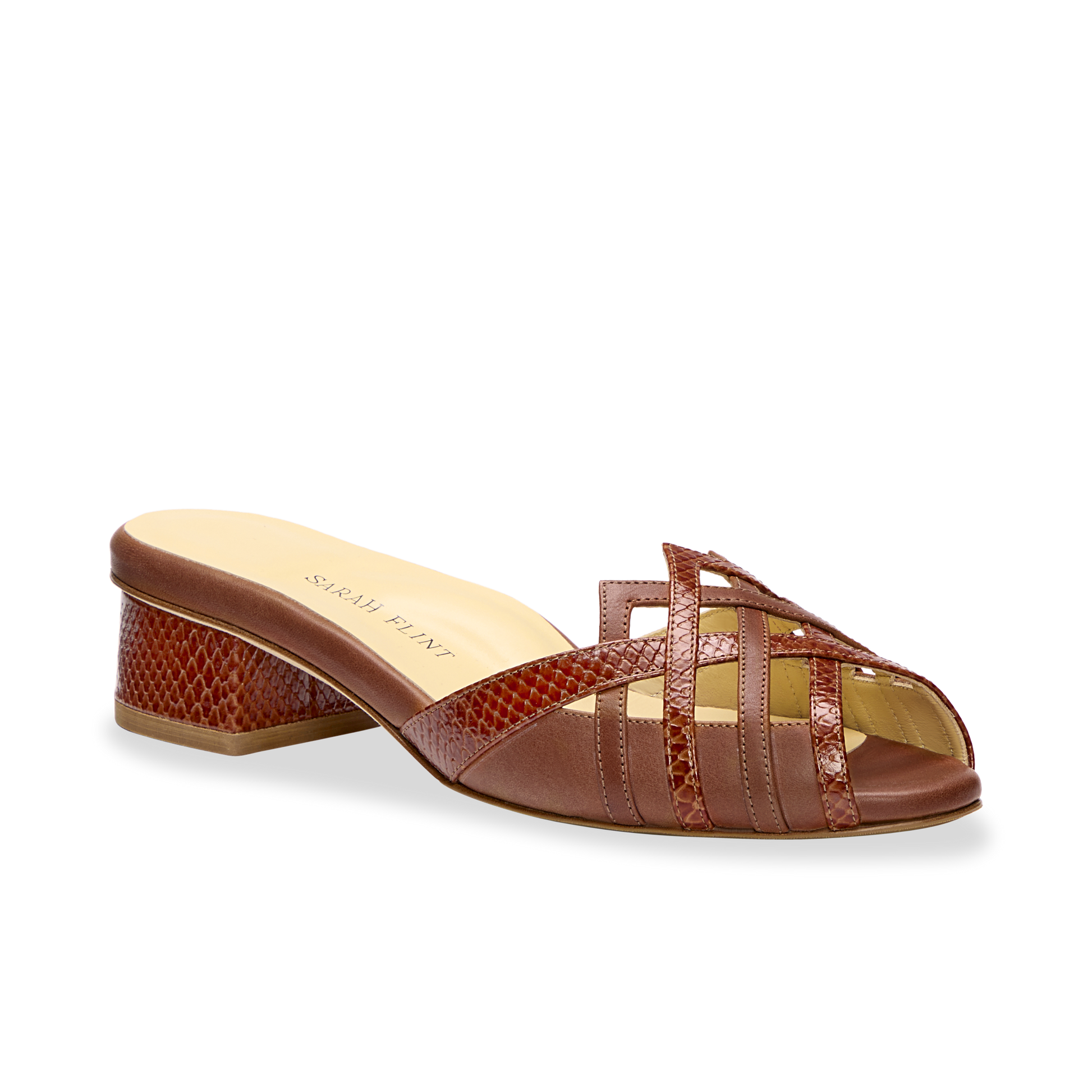 Perfect Terry 30 in Toffee & Embossed Calf