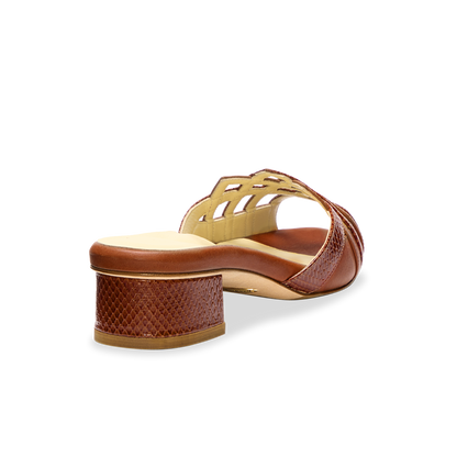 Perfect Terry 30 in Toffee & Embossed Calf