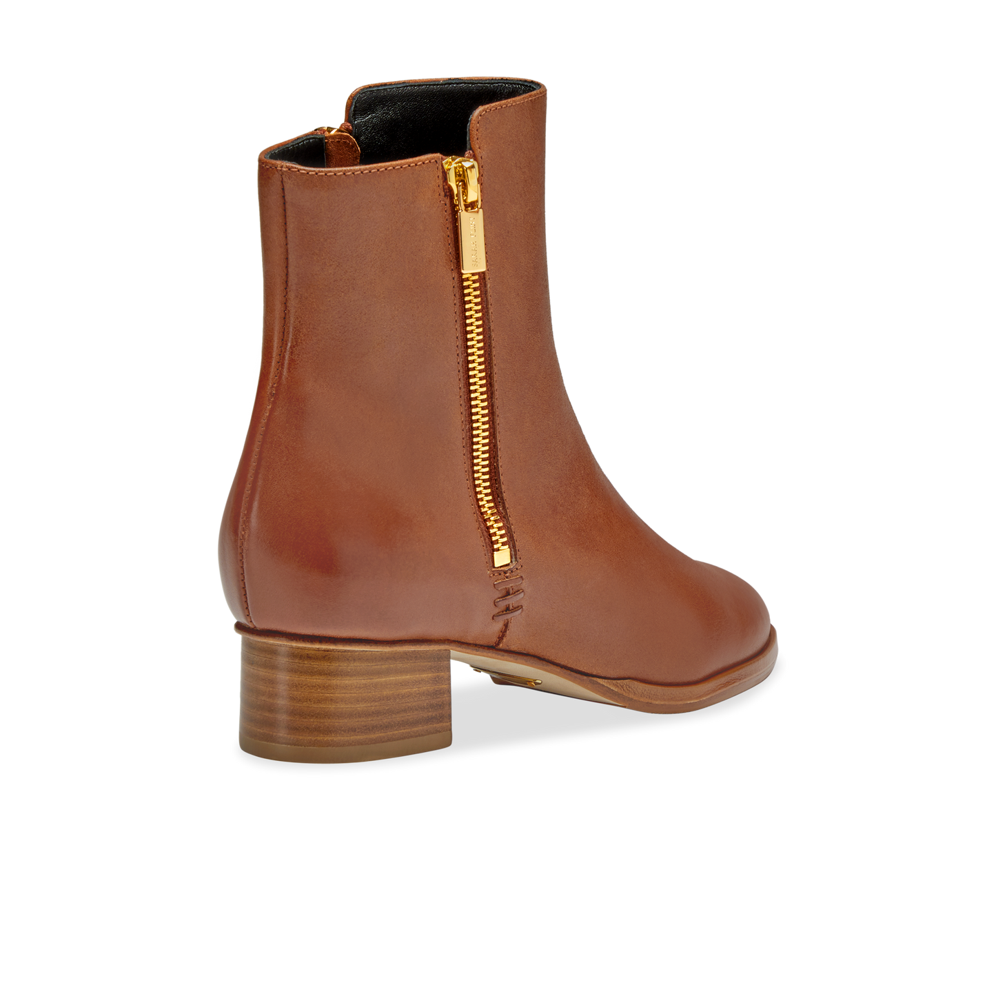 Perfect Zip Bootie 30 in Saddle Vachetta