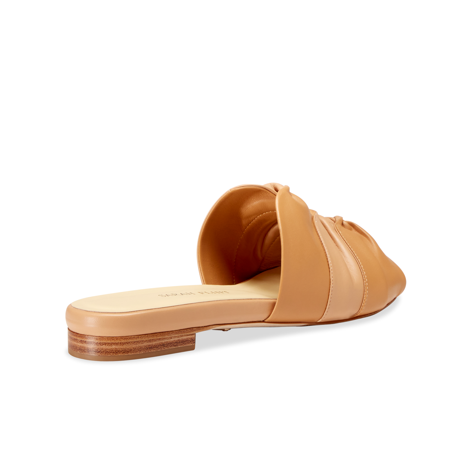 Arabesque Slide in Two-Tone Camel Nappa