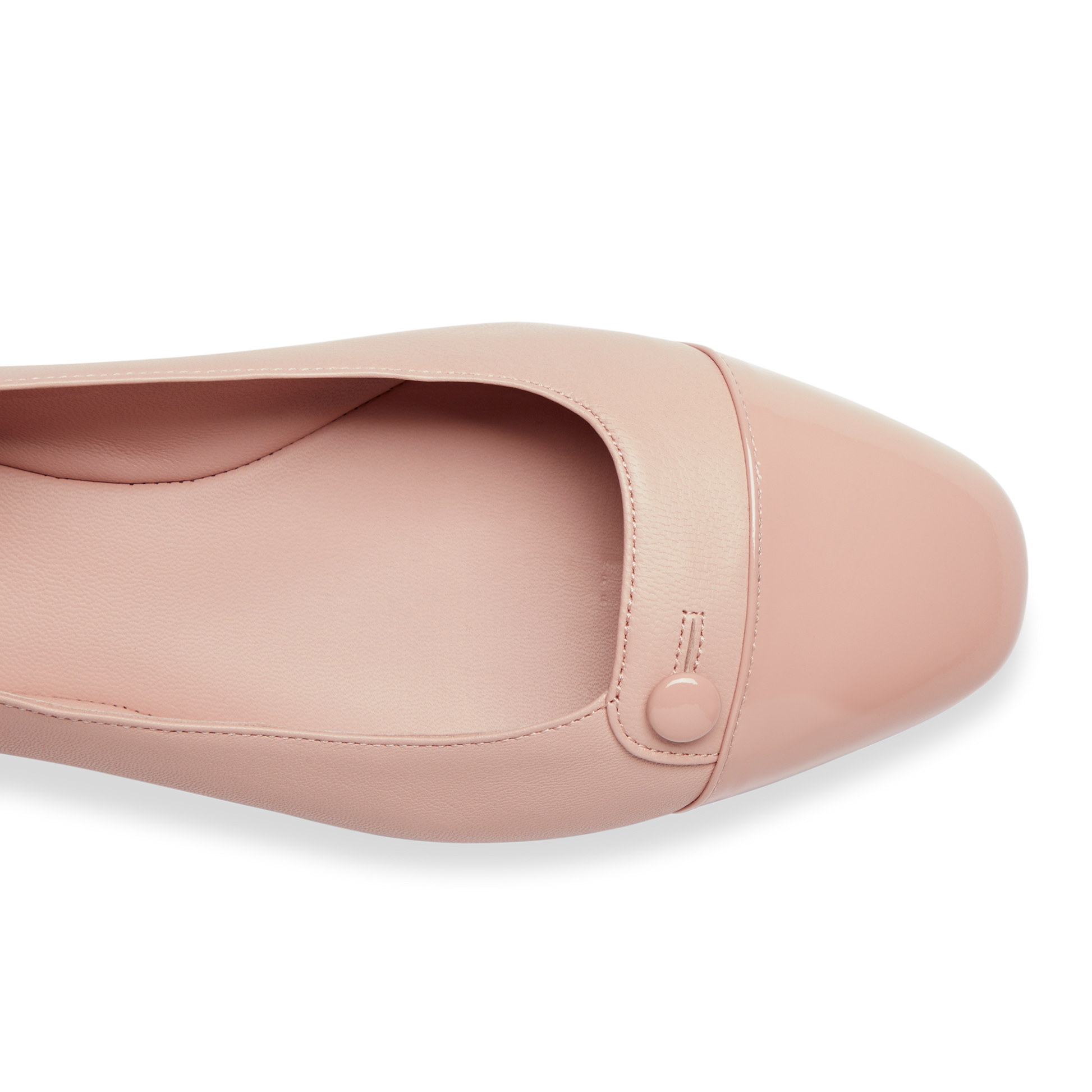 10mm Italian Made Sacchetto Ballet Flat Squared Toe Flat in Pink Nappa