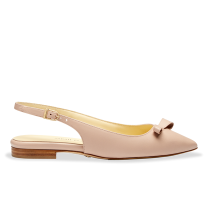 Handcrafted Sling-Back Ballet Flat in Petal Calf