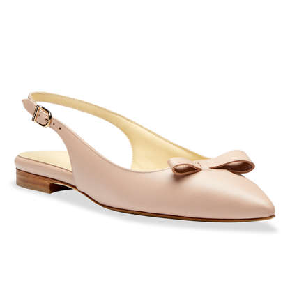 Handcrafted Sling-Back Ballet Flat in Petal Calf